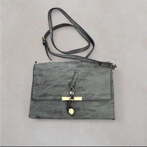 Francesca's Collections Gray Crossbody Bag